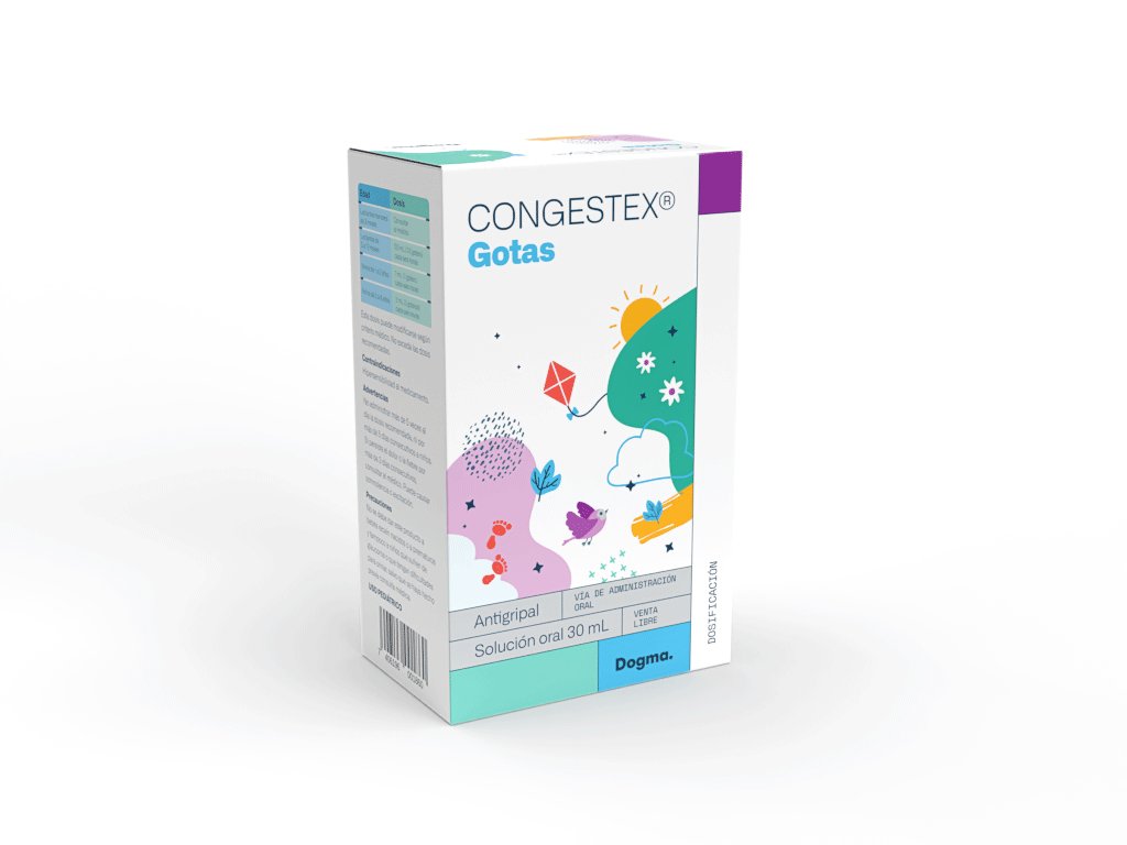 Congestex® Codd and flu mediciene Oral solution drops